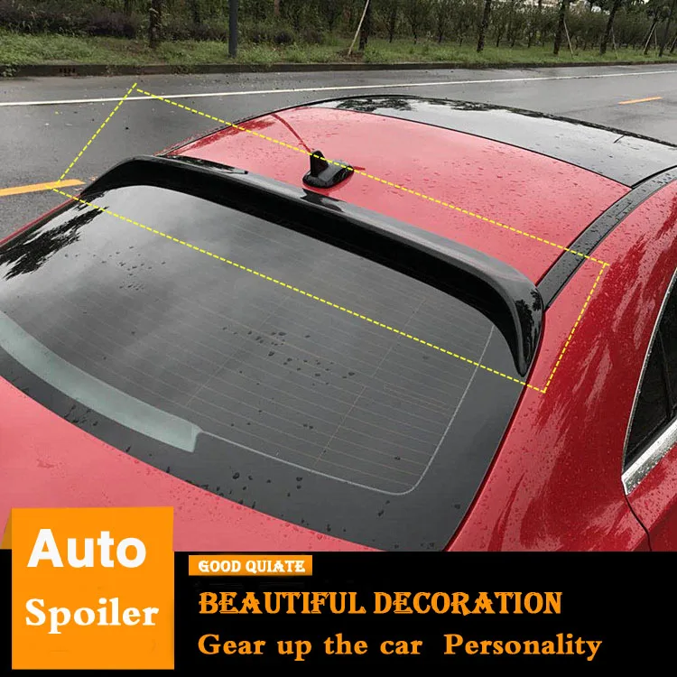 For 2014-2017 Mercedes-Benz W117 CLA220 200 180 Roof Spoiler Sport ABS Material Car Rear Wing Primer Black Trunk 15 | Автомобили и