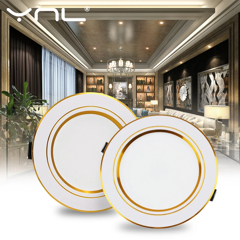 LED Downlight 18W 15W 12W 9W 5W AC 220V 230V 240V Warm Cold White Recessed Lamp Spot Light Led Bulb For Bedroom Kitchen | Лампы и