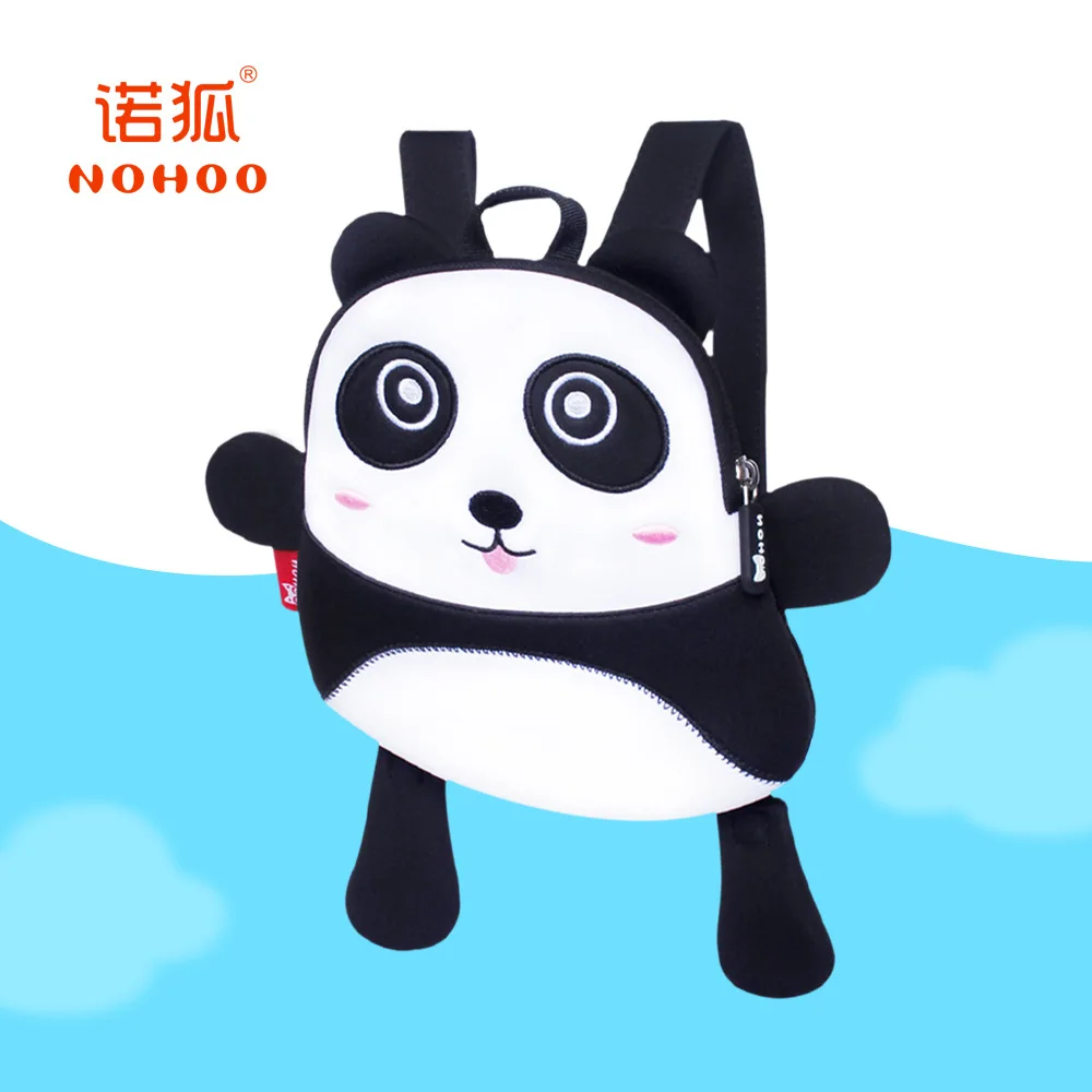 

NOHOO 2017 New Style Kindergarten School Bag Children's Bags Hugging Panda 1-3 Baby Backpack Cartoon a Generation of Fat