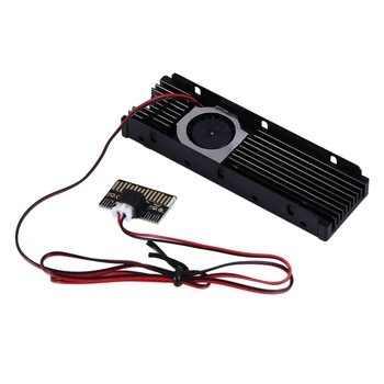 

Heatsink for PCI-E NVME NGFF M.2 SSD 2280 Sheet Hard Drive Cooler Cooling Fan Black
