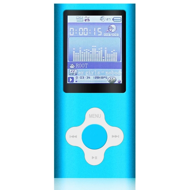 Стильный Mp3/Mp4 плеер с 16 Гб Micro Sd карты поддержка просмотра фото мини Usb порт 1 8 ЖК