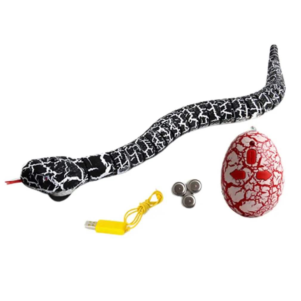 Tricky Exotic Toy RC Змея с дистанционным управлением и яйцо погремушка животное