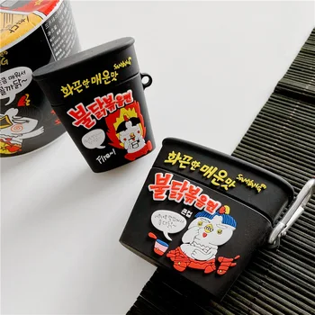 

3D Turkey Cup Noodle Bluetooth Earphone Case for Airpods Pro Cute Silicone Accessories Protective Cover for Air Pods 2 3 Cartoon