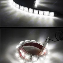 Новые дневные ходовые огни Автомобильный светодиодный водонепроницаемый высокой мощности преобразования супер яркие изогнутые автомобильные огни Универсальный CD50 Q04