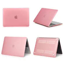 Чехол для ноутбука APPle MacBook Air Pro retina 11 12 13 15 mac Book 15,4 13,3 дюймов с сенсорной панелью пластиковый чехол