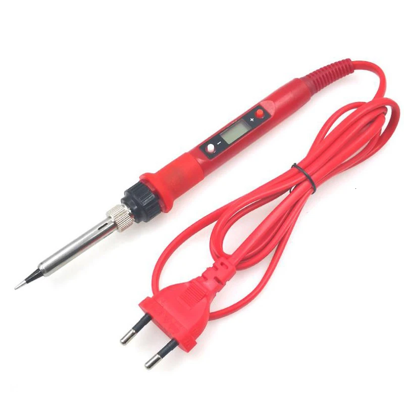LAMEZIA 220V 80W Digital Display Electric Soldering Iron Temperature Adjustable LCD Solder WeldingIron Tool