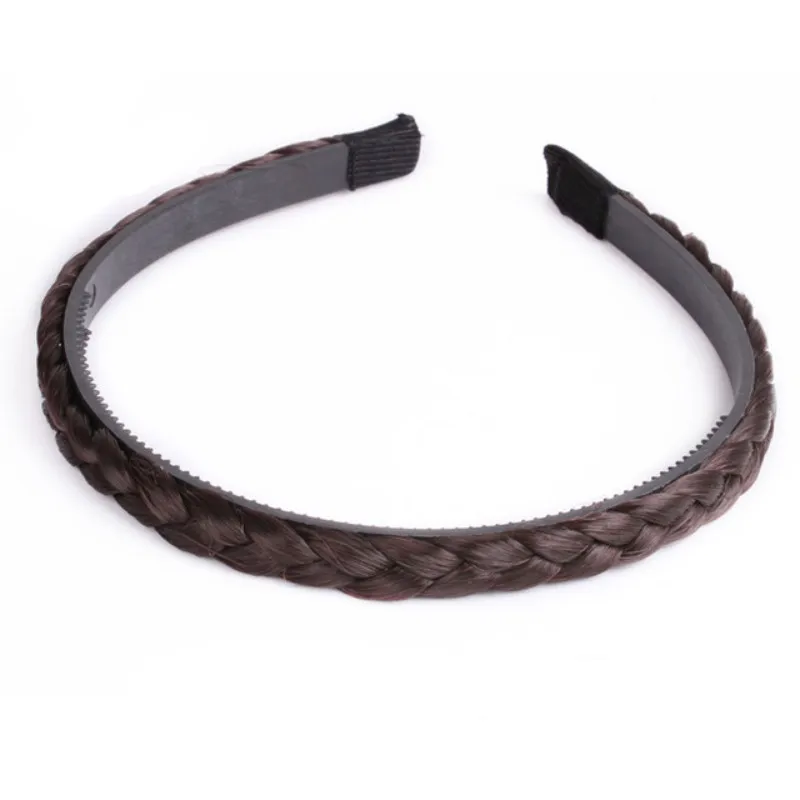 Toothed Non-slip Headbands 1/1.5/1.8cm Fashion Women Twist Hairbands Adjustable Head Band Headwear Girls Braid Hair Accessories head scarves for women