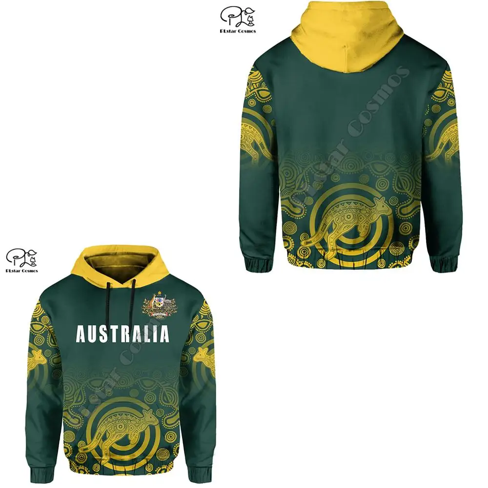 

2020Newest Fashion Australia Country Flag Retro Funny Tracksuit Long Sleeves Streetwear Unisex 3DPrint Zipper/Hoodies/Jacket A21