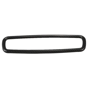 

for Ford F150 F-150 Inner Rearview Mirror Trim Ring Cover Carbon Fiber 2015-2019