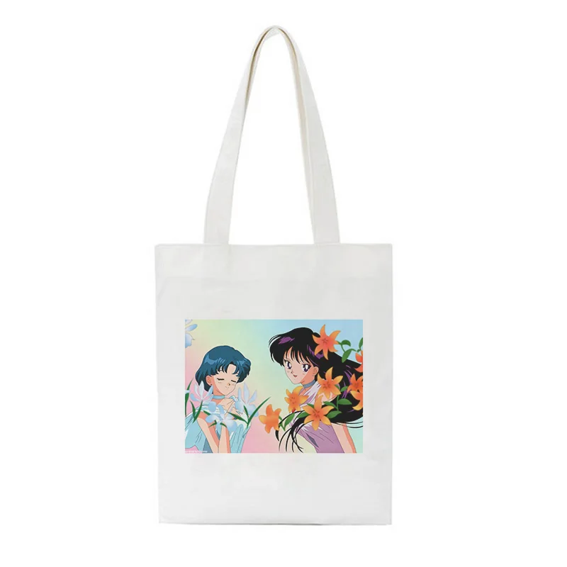 Sailor Moon Аниме милый кот печати сумки на плечо Harajuku красивая сумка Новая мода сумка большая Ulzzang женская сумка кошелек - Цвет: 3648