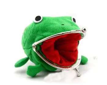 

500pcs/lot Hot Selling Frog Wallet Anime Cartoon Wallet Coin Purse Manga Flannel Wallet Cute purse Naruto Coin holder
