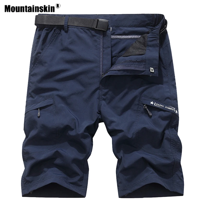 Mountainskin мужские летние быстросохнущие походные шорты для спорта на открытом воздухе дышащие треккинговые Кемпинг Рыбалка бег мужские брюки VA603