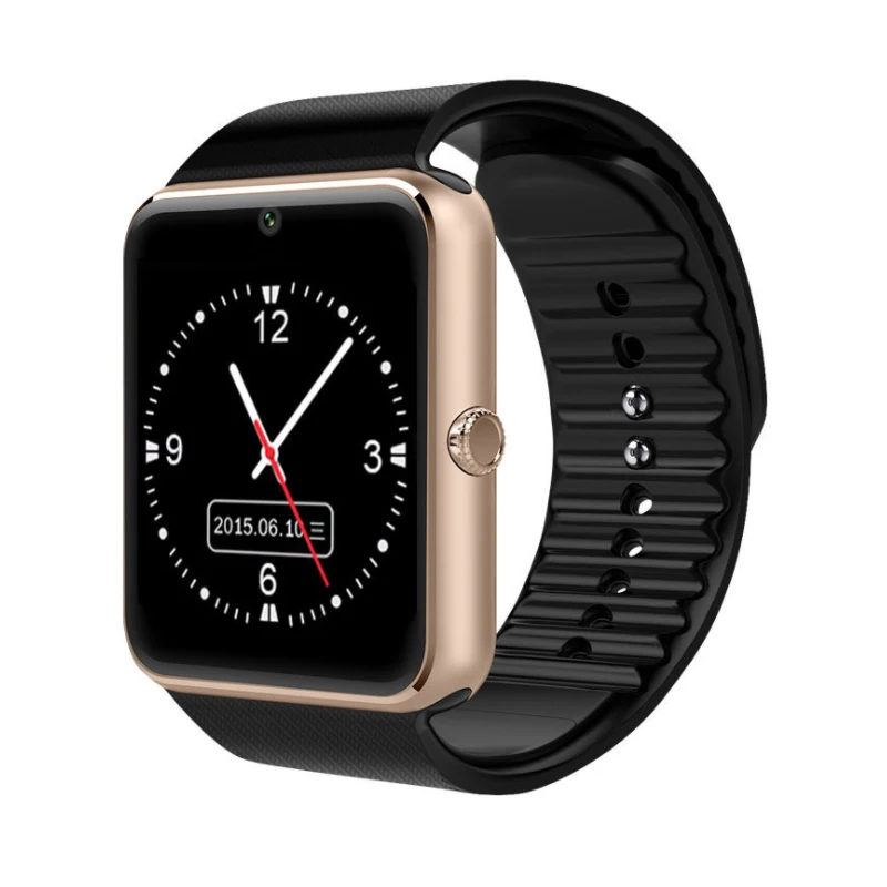 Bluetooth gt08 smart watch kids Wristband touch screen 0.3MP Camera Real Pedometer smartwatch android mens sport bracelet | Электроника