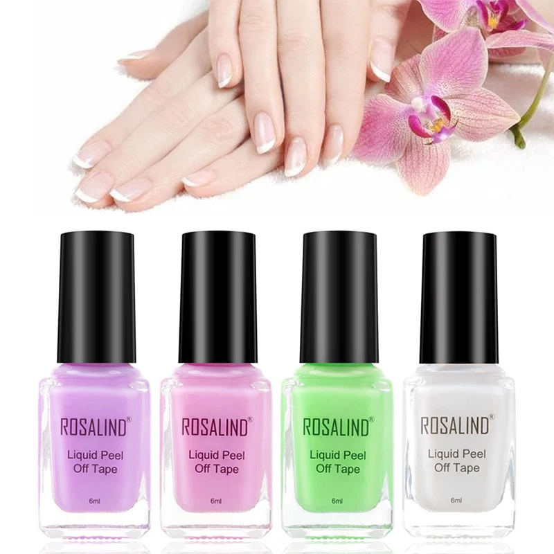 

6ml Beginners Nail Polish Aids Can Tear Relief Glue Protection Edges Nail Special Anti-overflow Armor Oil Nail Art Tool TSLM1