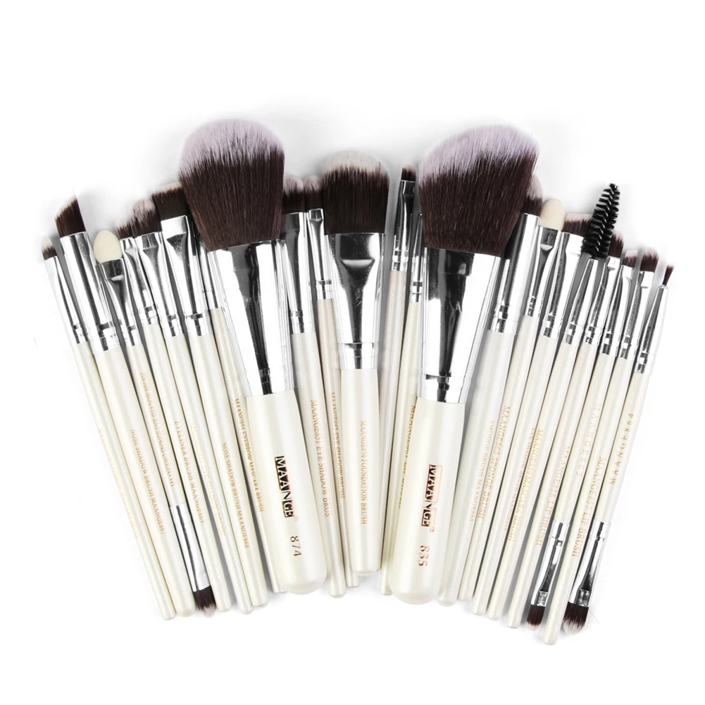 22Pcs Makeup Brush Set Profesional Alis Bubuk Foundation Bayangan Kuas Make Up Kosmetik Alat Makeup Brushes