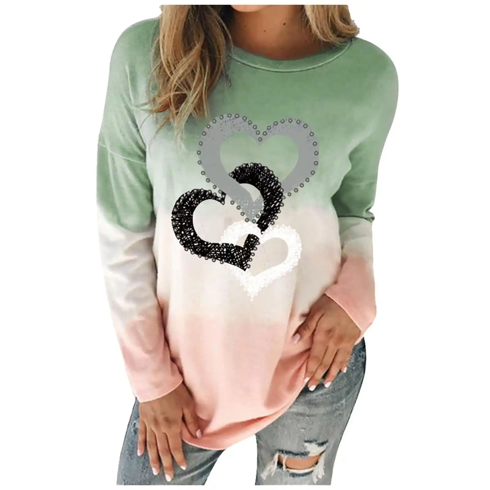 loose neck sweatshirt