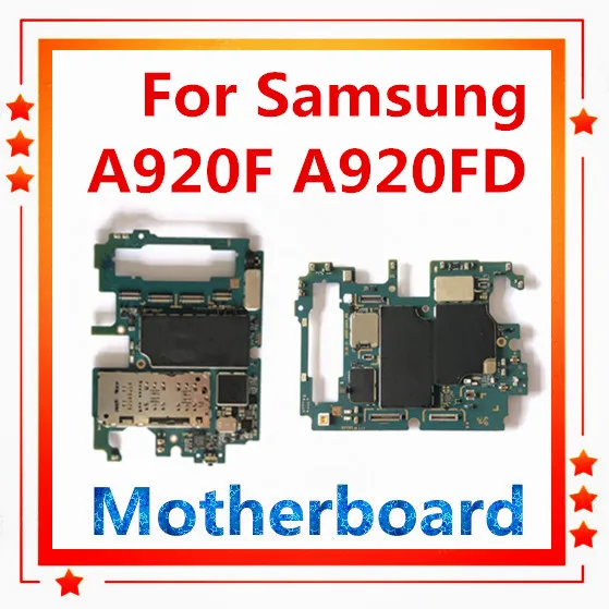 Разблокированная материнская плата для samsung Galaxy A9 A920F A920FD, материнская плата Android, материнская плата с одной/двумя sim-картами, протестированная материнская плата с чипами