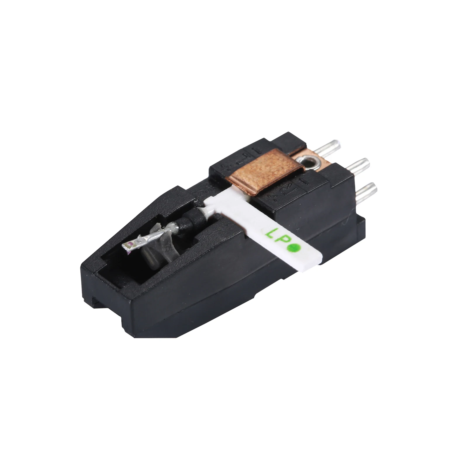 Turntable Phonograph Dual Stereo Cartridge with Red Dual Side Stylus Needle for LP/78 Vinyl Record Player Accessory Replacement