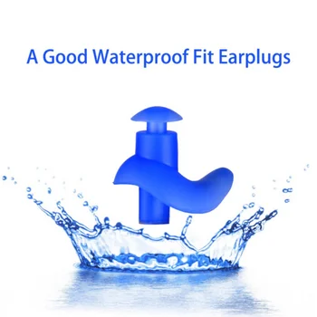 

2017 1 Pair Waterproof Swimming Professional Silicone Swim Earplugs for Adult Swimmers Children Diving Soft Anti-Noise Ear Plug