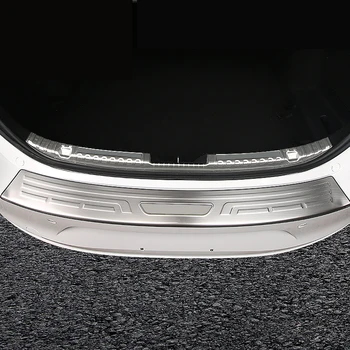 

Car Styling Silver Interior Rear Bumper Trunk Sill Plate Guard Frame Cover Trim For Mazda3 BP 2020 Sedan