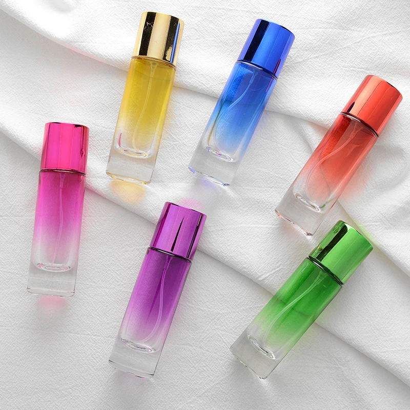 

MUB 30ml Gradient Glass Round Thick Bottom Perfume Bottle Sprayer Refillable Bottle Atomizer Empty Cosmetic Container High-end