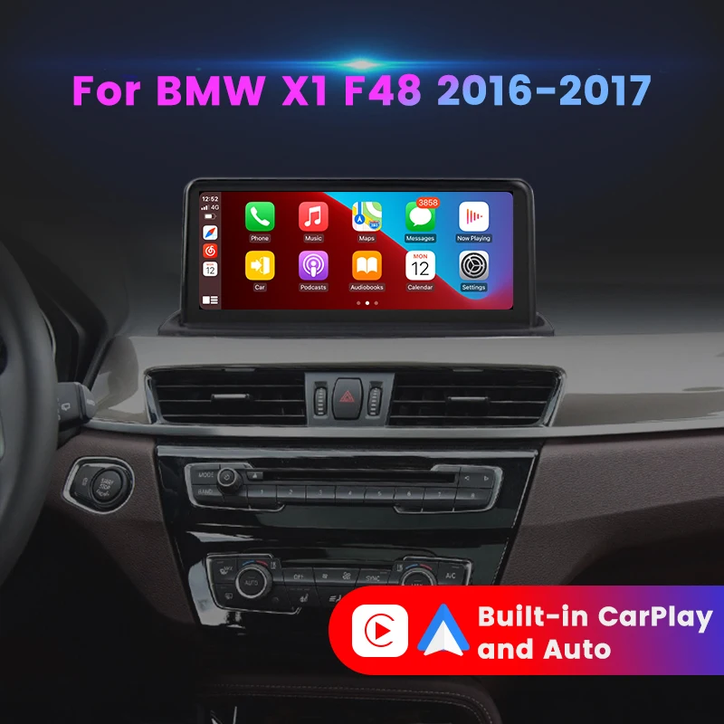 NaviFly 10 25 "экран беспроводной Carplay Android авто для BMW X1 F48 2016 2017 с NBT системой Plug and play OEM
