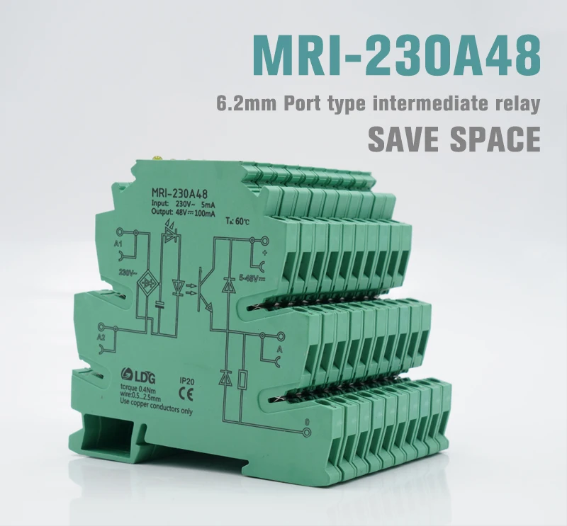 1 шт. MRI-230A48 AC полупроводниковое реле фотомуфта изолирующая защита релейный модуль 220 в ультра-тонкая железнодорожная ПЛК плата управления