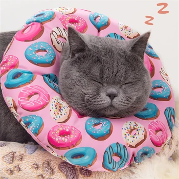 

Elizabethan Cat Collar Pet Dog Neck Cone Recovery Collar for Anti-Bite Lick Surgery Wound Healing Protective Pet Cats E-Collar