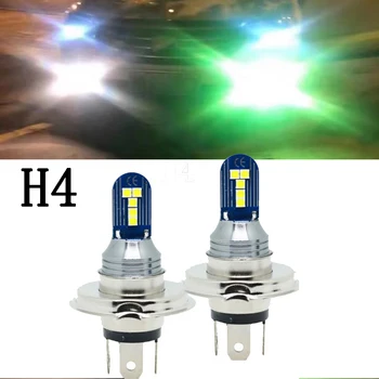 

2pcs DC 12V-24V 6000K 35W H4 H7 9005 H11/H8 High Low Beam LED Car Headlight Kit Bulb Green Light Car Styling Accessories