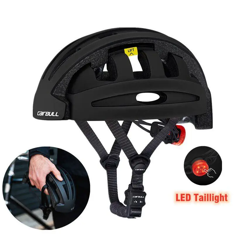 CAIRBULL складной городской велосипедный шлем легкий шлем на открытом воздухе MTB горная дорога велосипедный спортивный шлем с подсветкой крышка головы