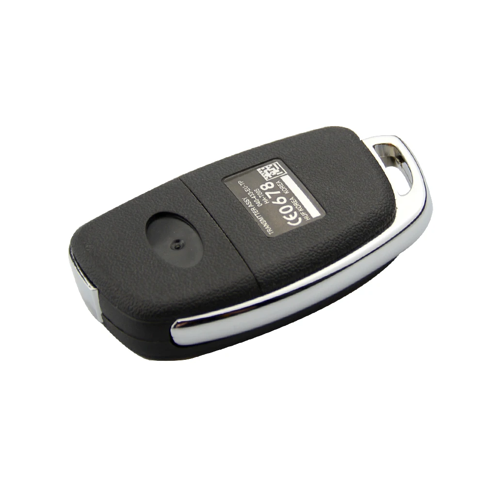 OKEYTECH 3/4 BUTTON 315/433MHZ FLIP FOLDING REMOTE CAR KEY FOR MISTRA HYUNDAI HB20 SANTA FE I20 IX35 IX45 TRANSPONDER CHIP ID46