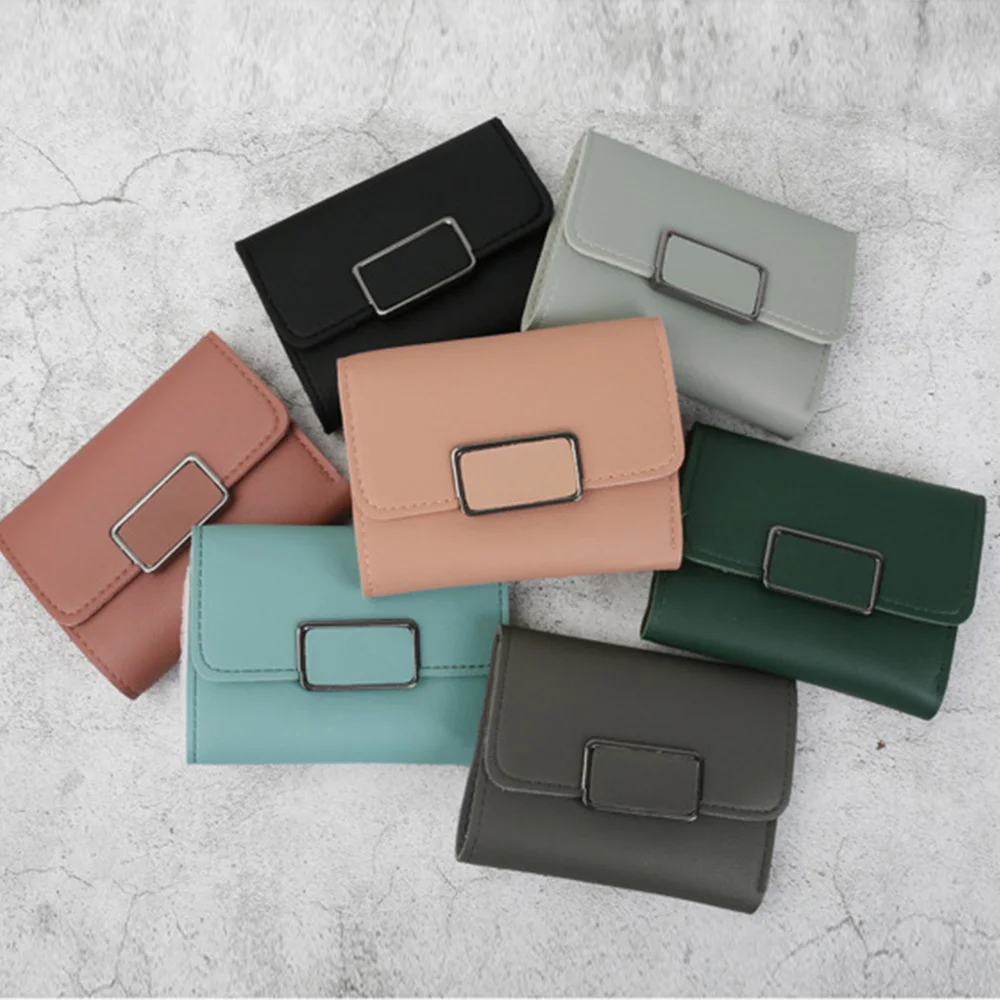 Women Wallets Small Fashion Brand Leather Purse Women Ladies Card Bag for Women 2020 Clutch Women Female Purse Money Clip Wallet