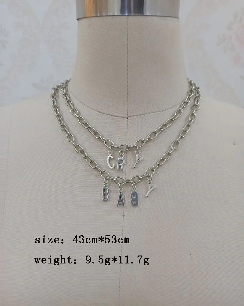 Trendy Set Jewelry Gothic Letter Name Necklace Collar Crybaby Chocker Necklace Initial Double Layer Punk Necklace For Women Necklace Aliexpress Trendy Set Jewelry Gothic Letter Name Necklace Collar Crybaby Chocker Necklace Initial Double Layer Punk Necklace For Women Necklace Aliexpress