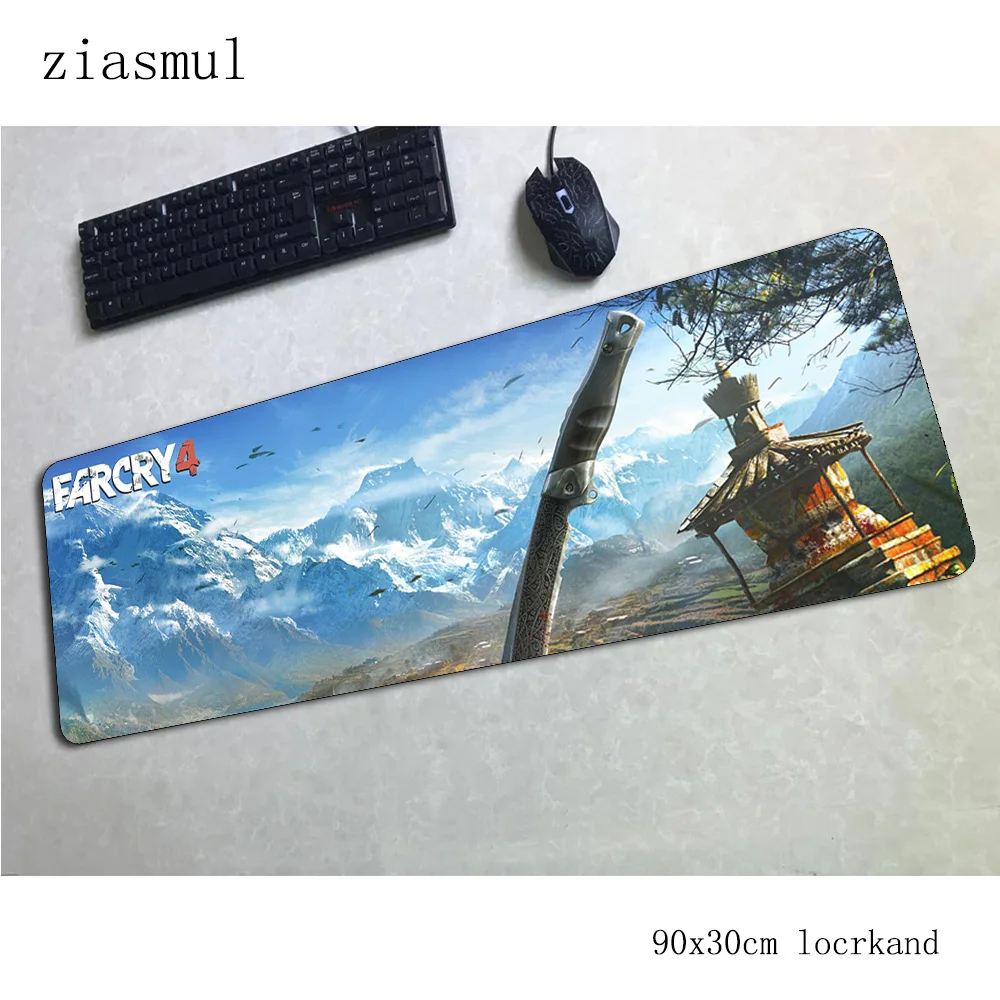 Far cry padmouse 900x300x3 мм игровой коврик для мыши милый большой коврик для мыши геймер компьютерный стол xl коврик notbook коврик для мыши pc