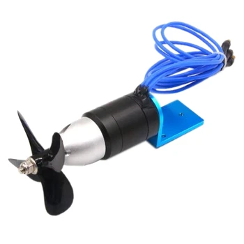 

IPX8 Waterproof Underwater Thruster 2838 350KV 2.4KG Thrust Brushless Motor with 55mm 60mm Propeller for ROV RC Boats