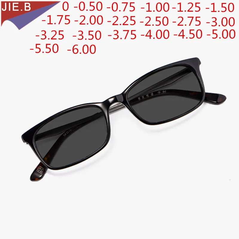 

Новая Конструкция устройства позволяет ему двигаться с ацетат Men'sGlassesFashion квадратный фотохромные, солнцезащитные очки для девушек, MyopiaGlasses Oculoss-0.5 to-6,0