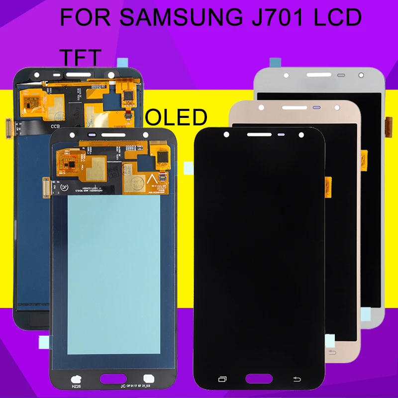 HH J7 Neo Дисплей для Samsung Galaxy J701 ЖК-дисплей с сенсорным экраном дигитайзер в сборе Nxt
