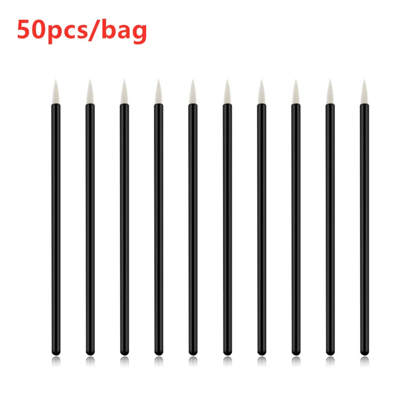 

50pcs/pack Disposable Eyeliner Brush Applicator Eyeliner Comb Makeup Brushes Individual Line Removing TM223