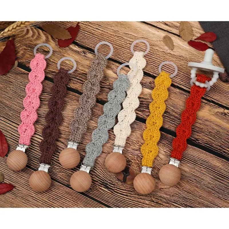 

Pacifier Clip Chain Baby Dummy Clip Pacifier Holder Clasps Nipple Soother Chain