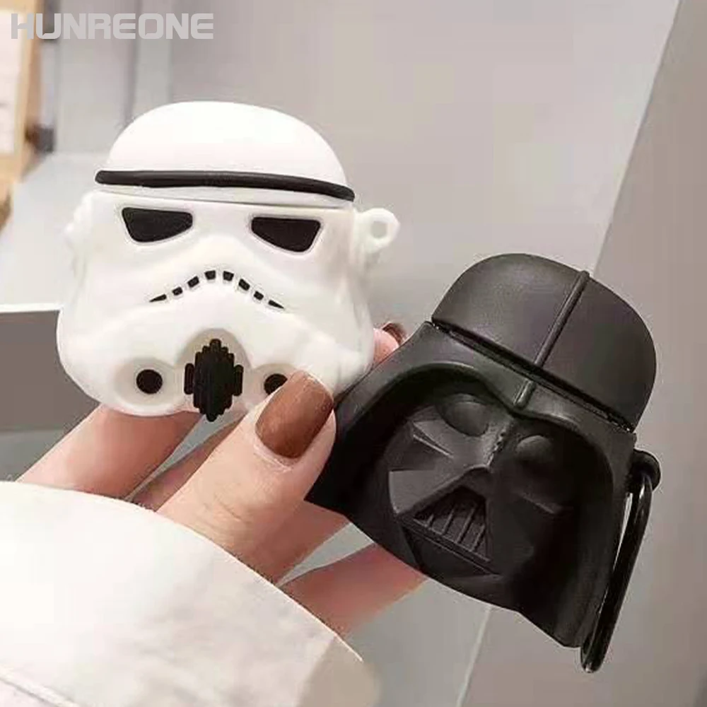 

Star Wars 3D Soft For Apple Bluetooth Earphone Airpods 1 / 2 Universal Protective Case Cover