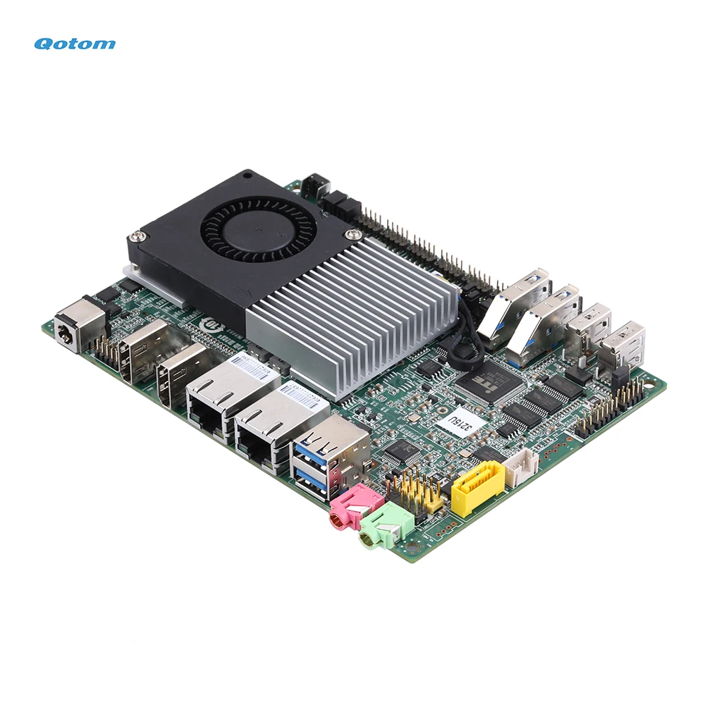 Qotom 3 5 дюймовая Промышленная материнская плата Q4005UG2 P с трехъядерным i3 4005U