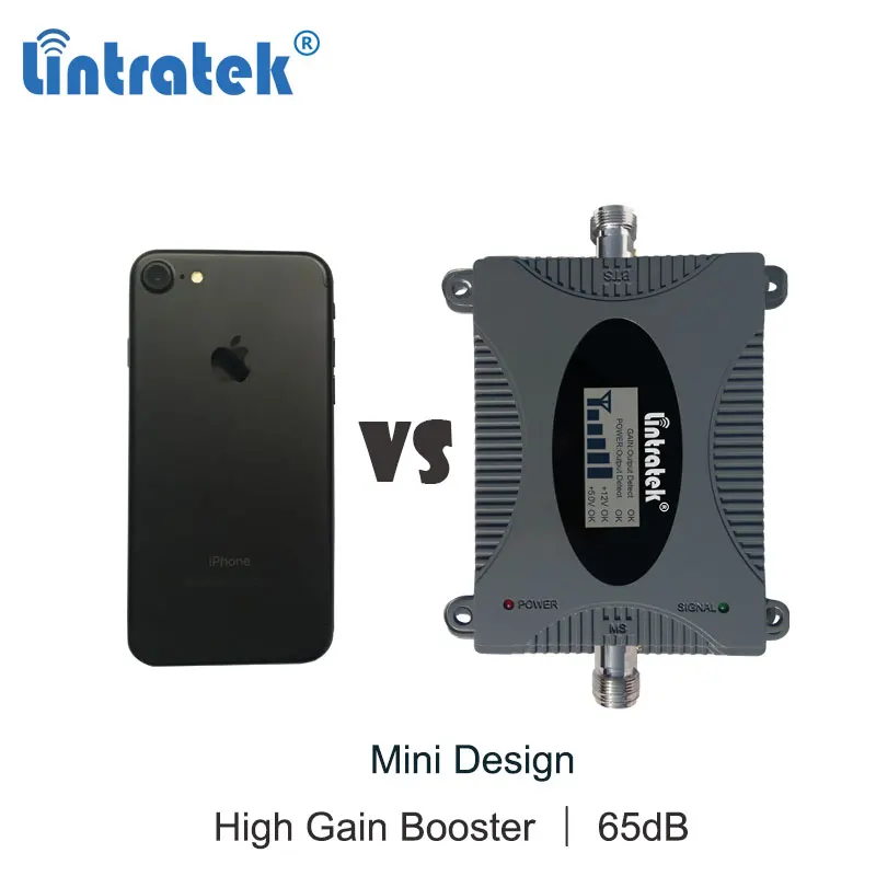 Усилитель сотовой связи Lintratek 2G 3G 4G ретранслятор LTE DCS 1800 МГц GSM 900 WCDMA 2100 UMTS