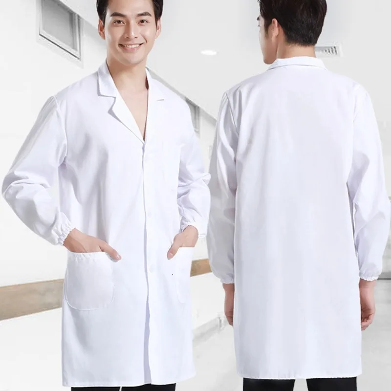 Больничная хирургическая медицинская форма медсестры пальто доктора халаты для мужчин и женщин клиника лабораторный хирургический халат ветеринарные Ролевые костюмы