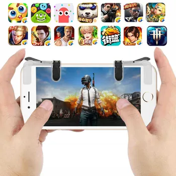 

For 4.6-6.5 Inch Mobile Phone Controller Trigger Gamepad PUBG Phone Shooter Controller Gaming Trigger Gamepad Fire Button L1R1