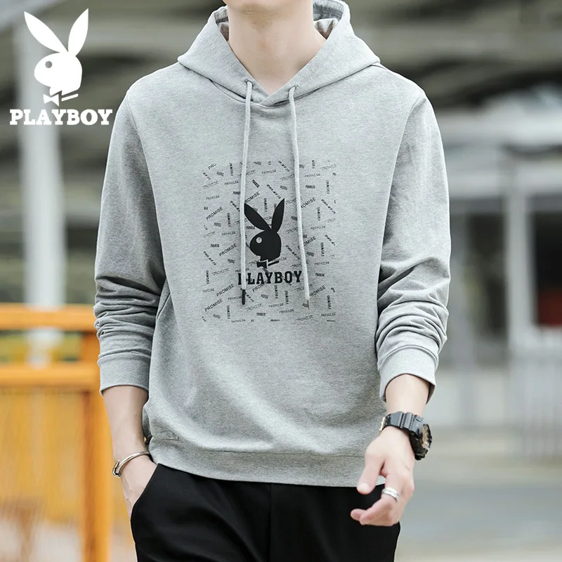 

Playboy spring and autumn high-quality breathable comfortable sweater men's long-sleeved fashion men's clothes youth hoodie