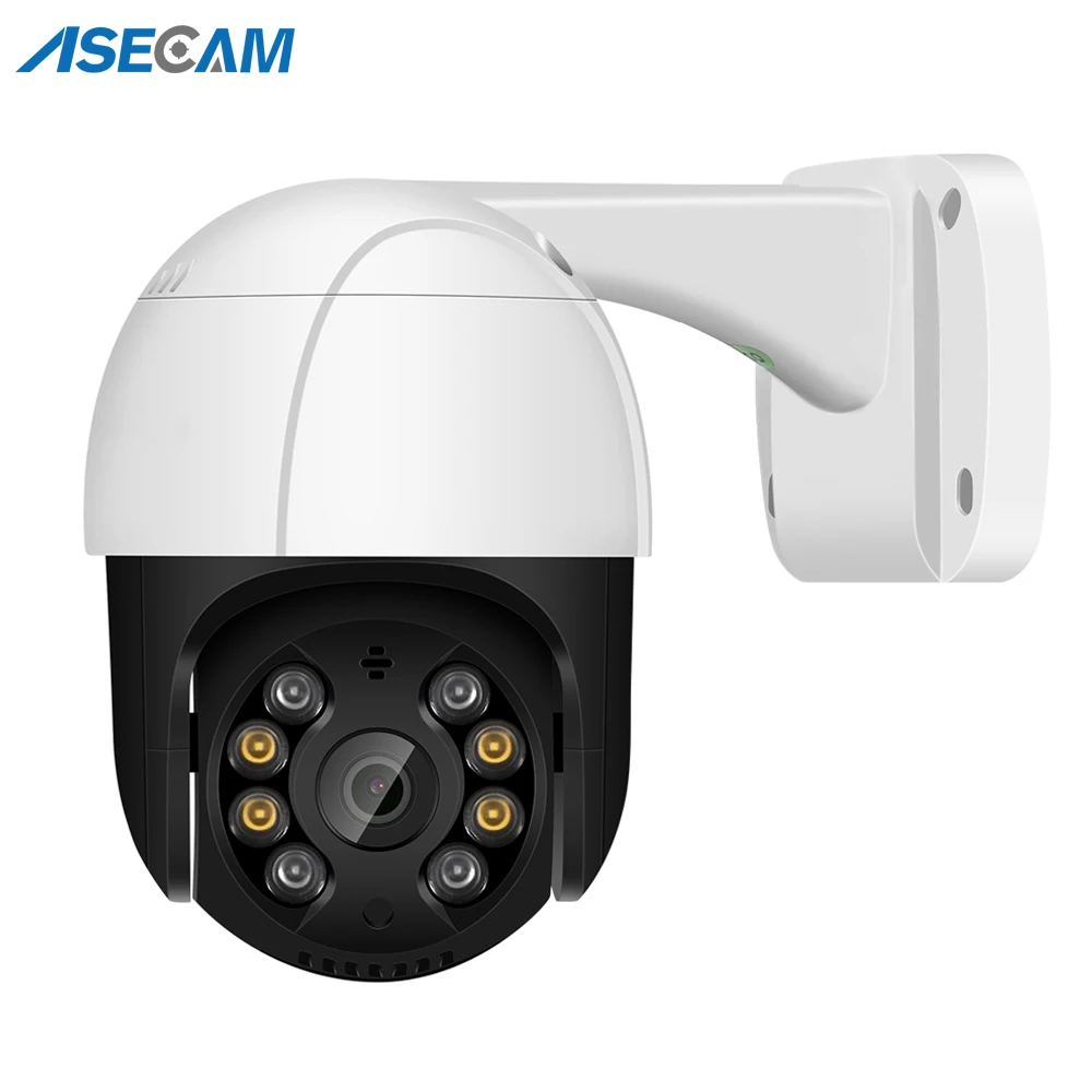 

1080p PTZ IP Camera CCTV PoE Wired Outdoor 4X Digital Zoom AI Human Detect Two Way Audio SD Card Slot PTZ Security Cameras