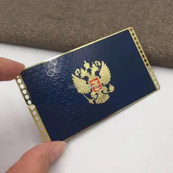 

Original factory competitive price custom design printing Gold Metal business card metal cards