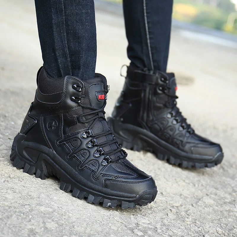 Мужские армейские ботинки MARSON камуфляжные противоскользящие боевые тактические сапоги Мужская дышащая уличная одежда для восхождения мужская обувь