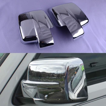

beler ABS 2PCS Chrome Car Door Side Review Mirror Covers Trim Cap Fit for Jeep Patriot Liberty 2008 2009 2010 2011 2012