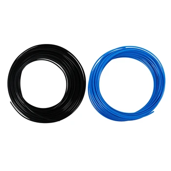 

2 Pcs 3D Printer Pen Filament 1.75mm PLA 10M - Black & Blue